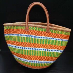 Kiondo Basket Recycled Plastic and Sisal