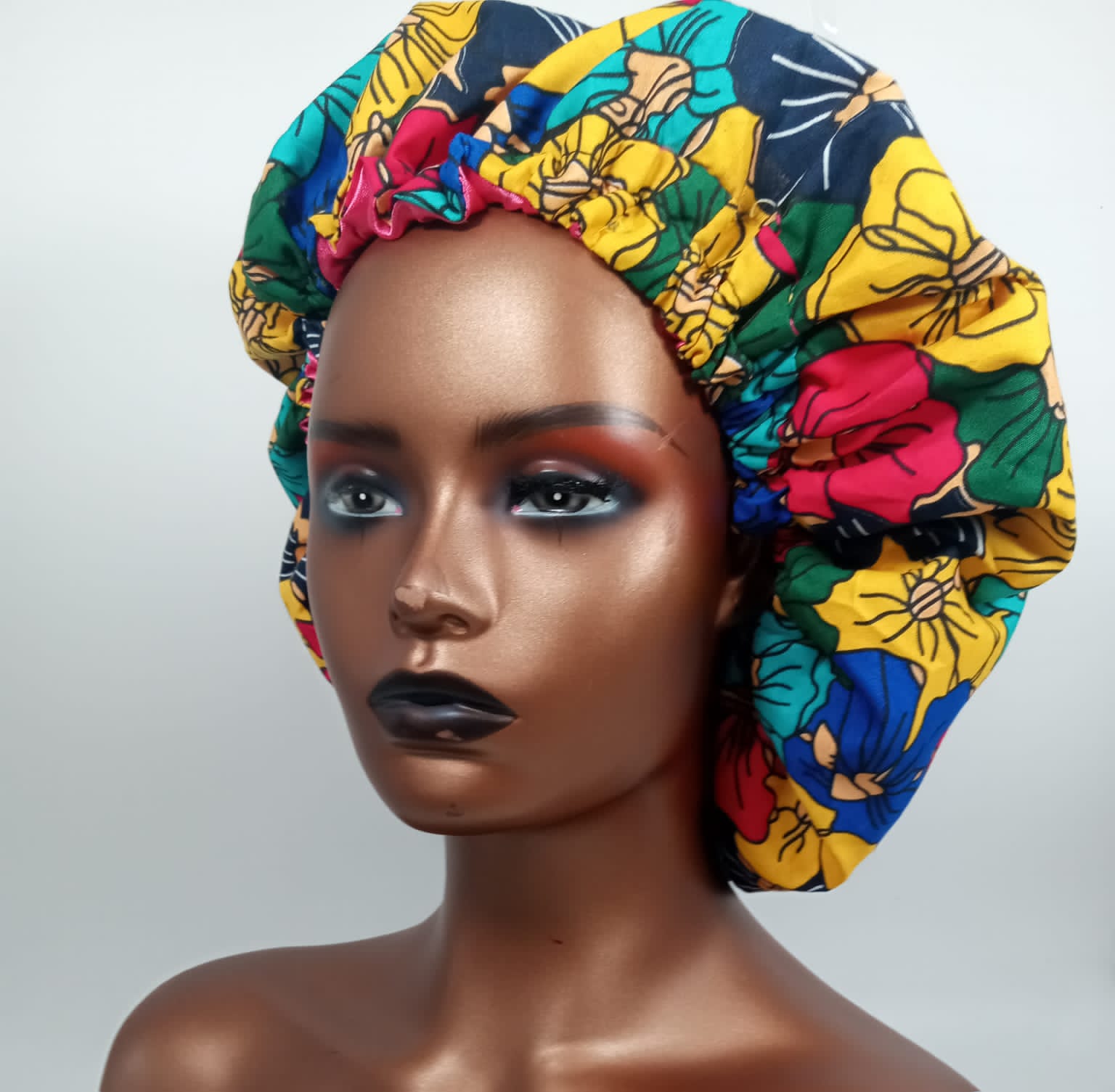 African Hair Sleeping Bonnet.