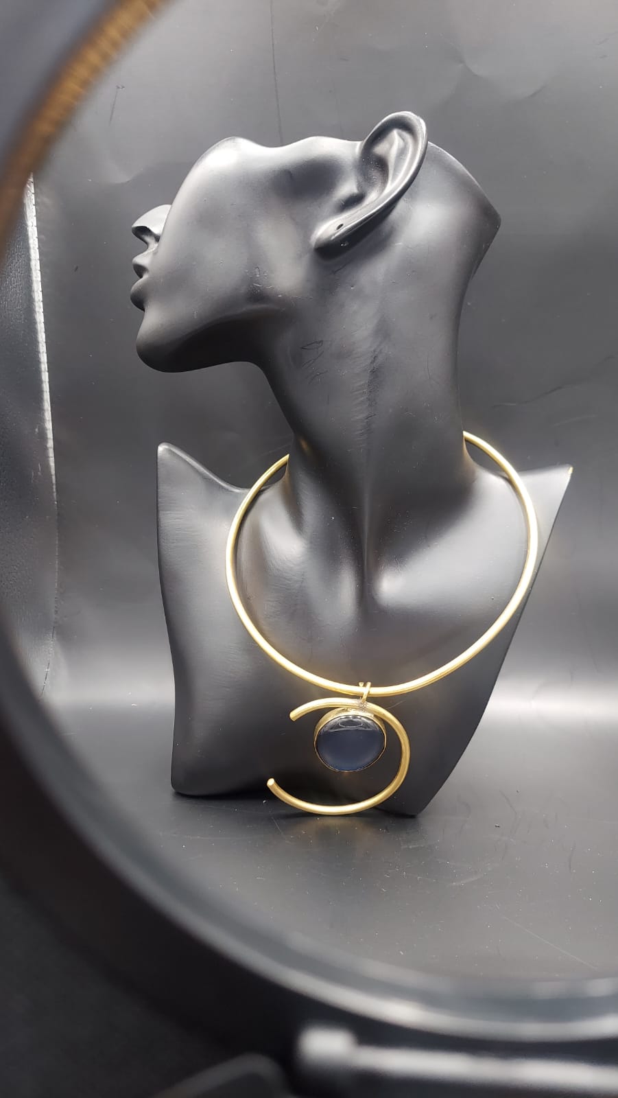 Brass African necklace